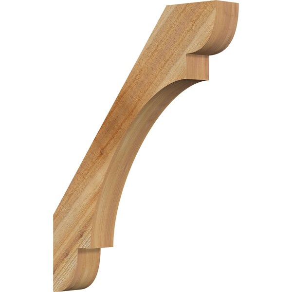 Ekena Millwork 4"W x 26"D x 34"H Olympic Rough Sawn Knee Brace, Western Red Cedar BRC04X26X34OLY00RWR - main